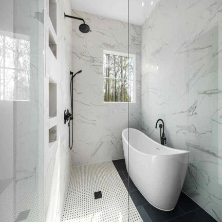 Can I Use Large Format Tiles In My Shower?