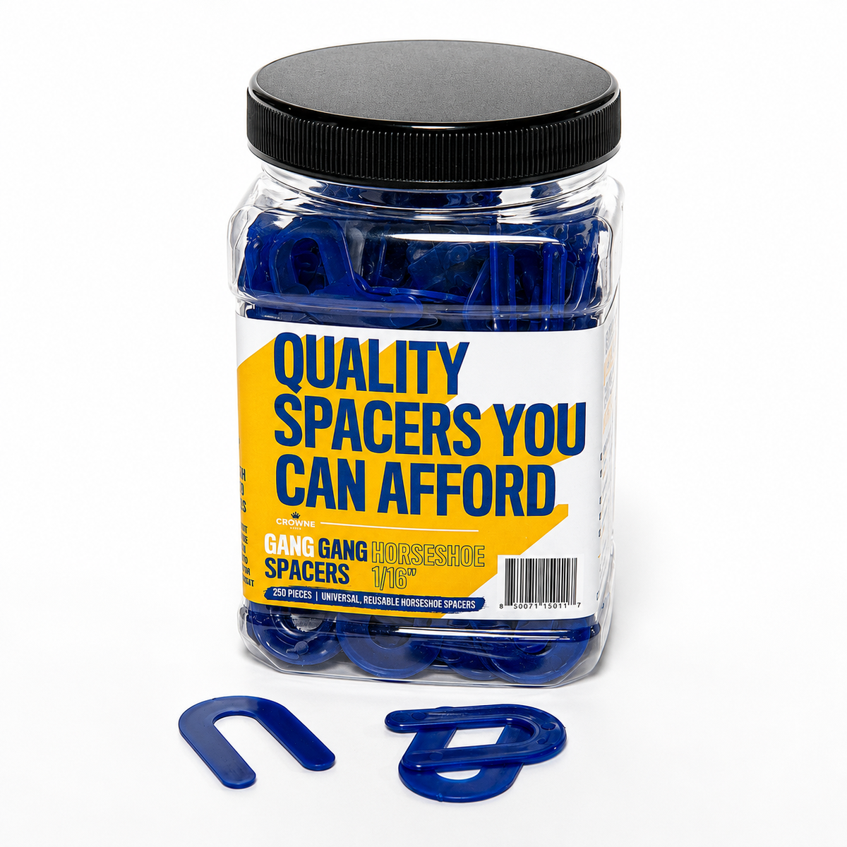 Horseshoe Spacers 1/16" (250 pcs)
