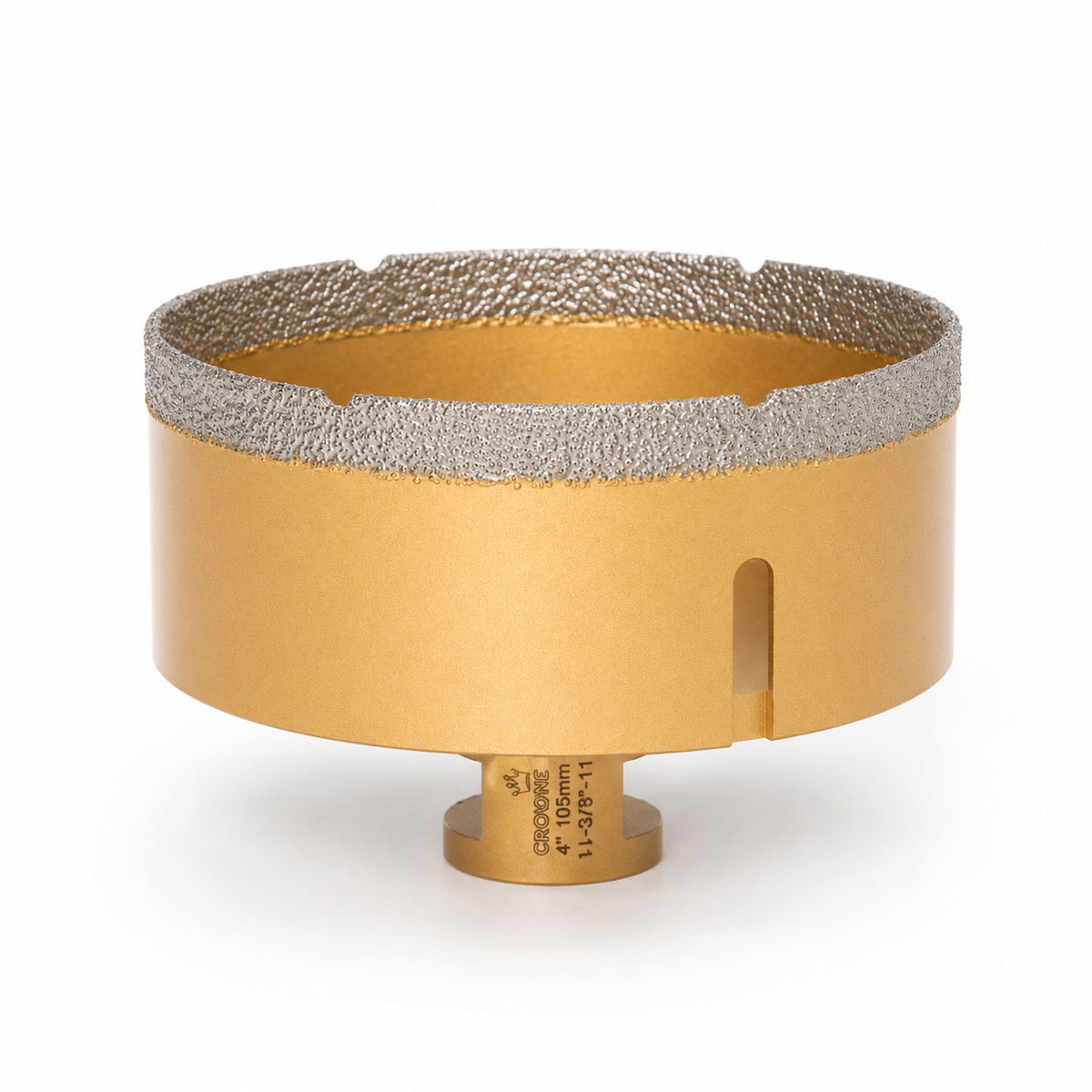 105mm Vacuum-Brazed Diamond Hole Saw "The Rook"  (4 1/8")