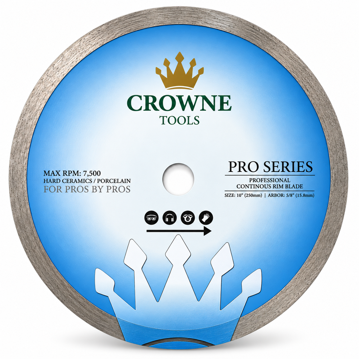 Pro Series 10" Diamond Wet Saw Blade — Professional Tile Cutting