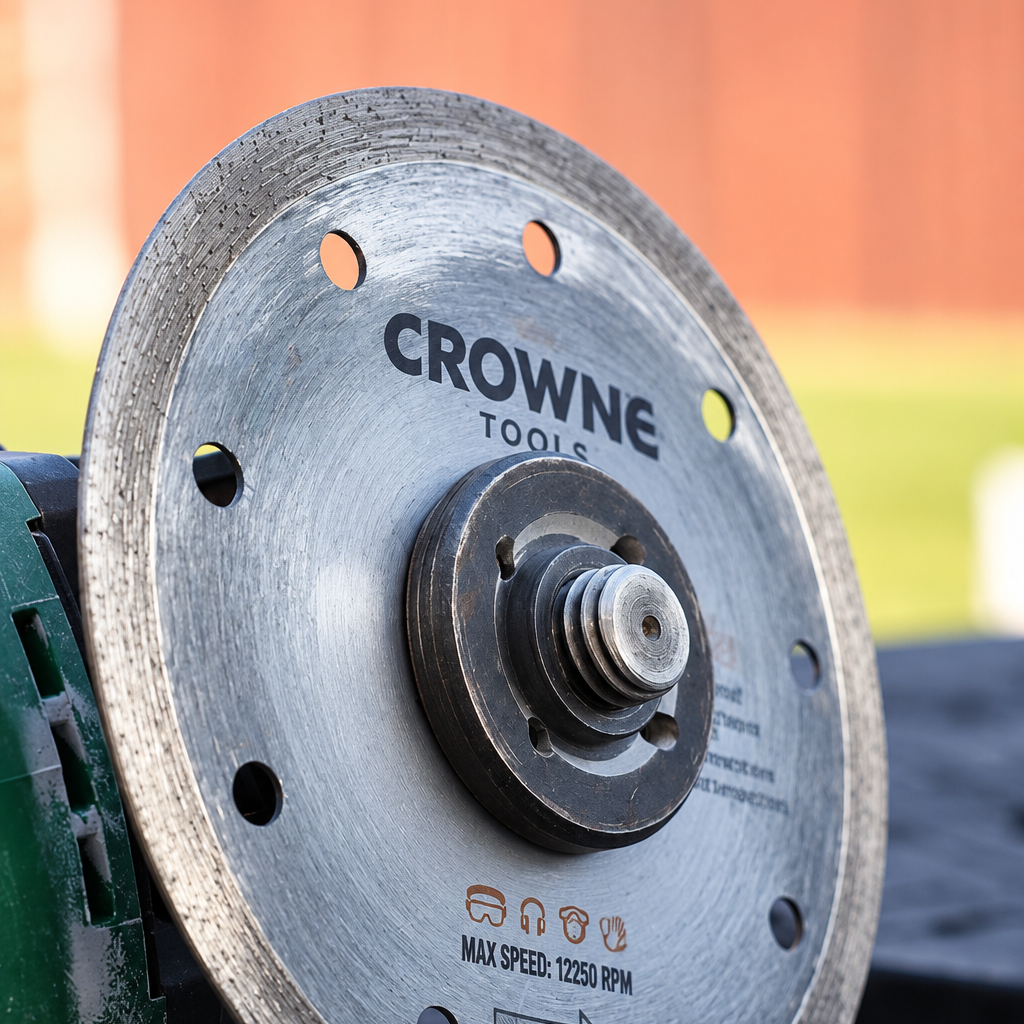 Crowne 5" Pro-Series Continuous Rim Blade For Angle Grinders
