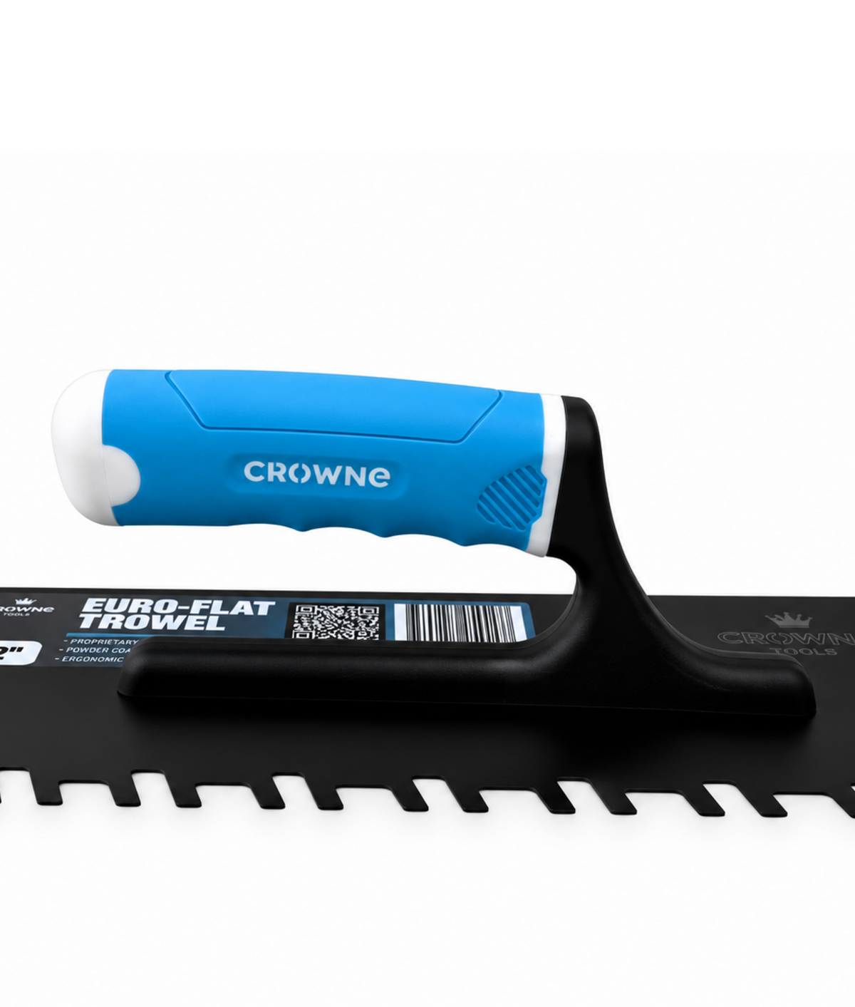Crowne Euro-Flat 1/2" Notch Trowel