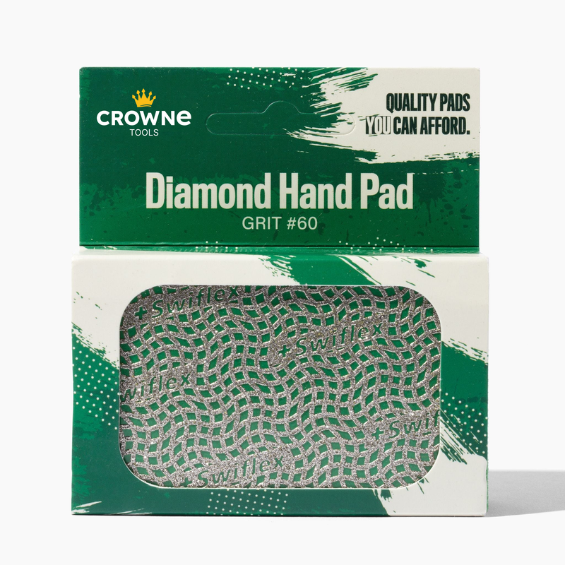 Crowne Diamond Hand Pad Grit 60 For Tile &amp; Hard Surfaces 