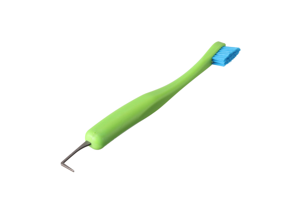 Crowne Tools PickBrush™: 2-1 Clean&amp;Pick on Tiling Jobs