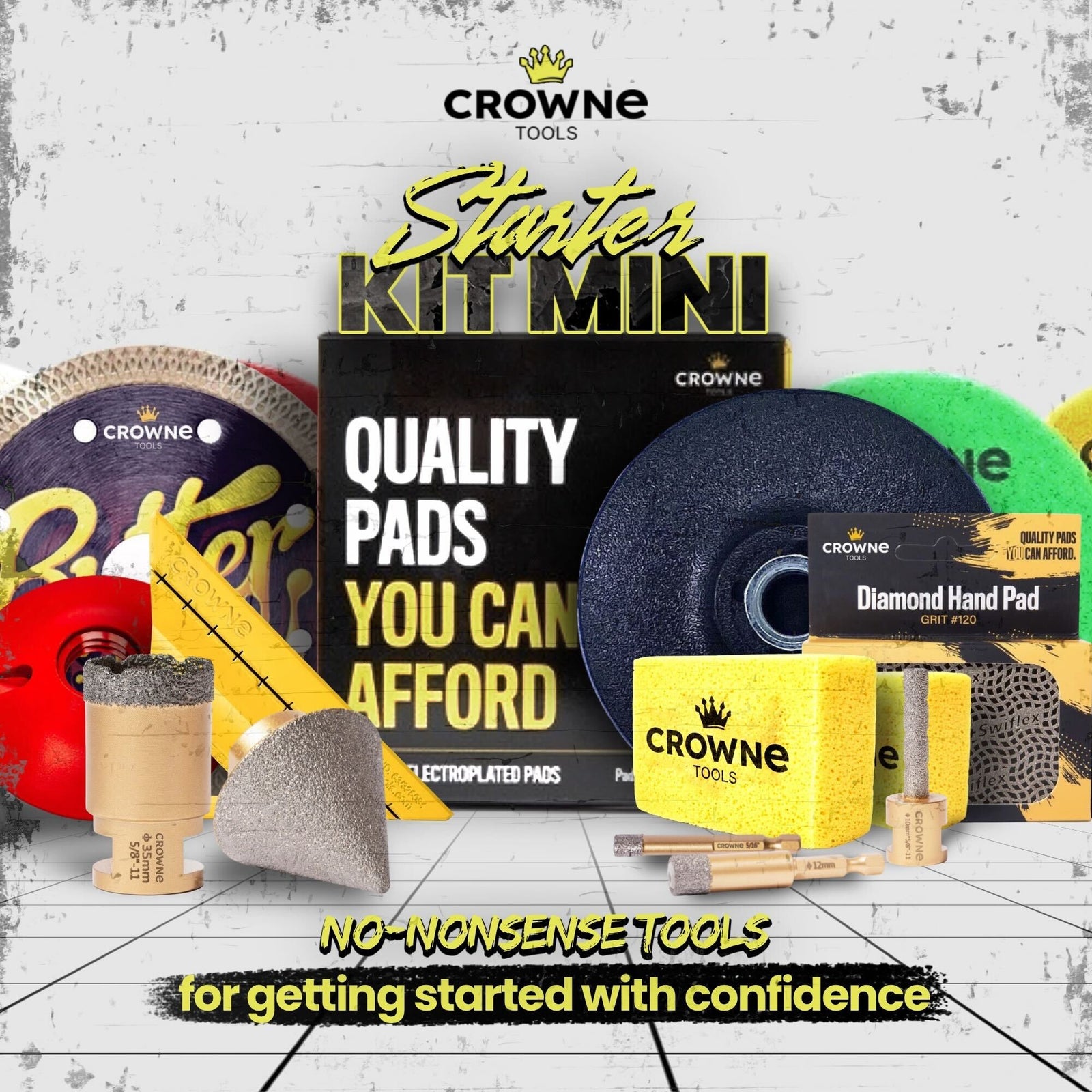 A Collection Of Acclaimed Tiling Tools from Crowne Tools