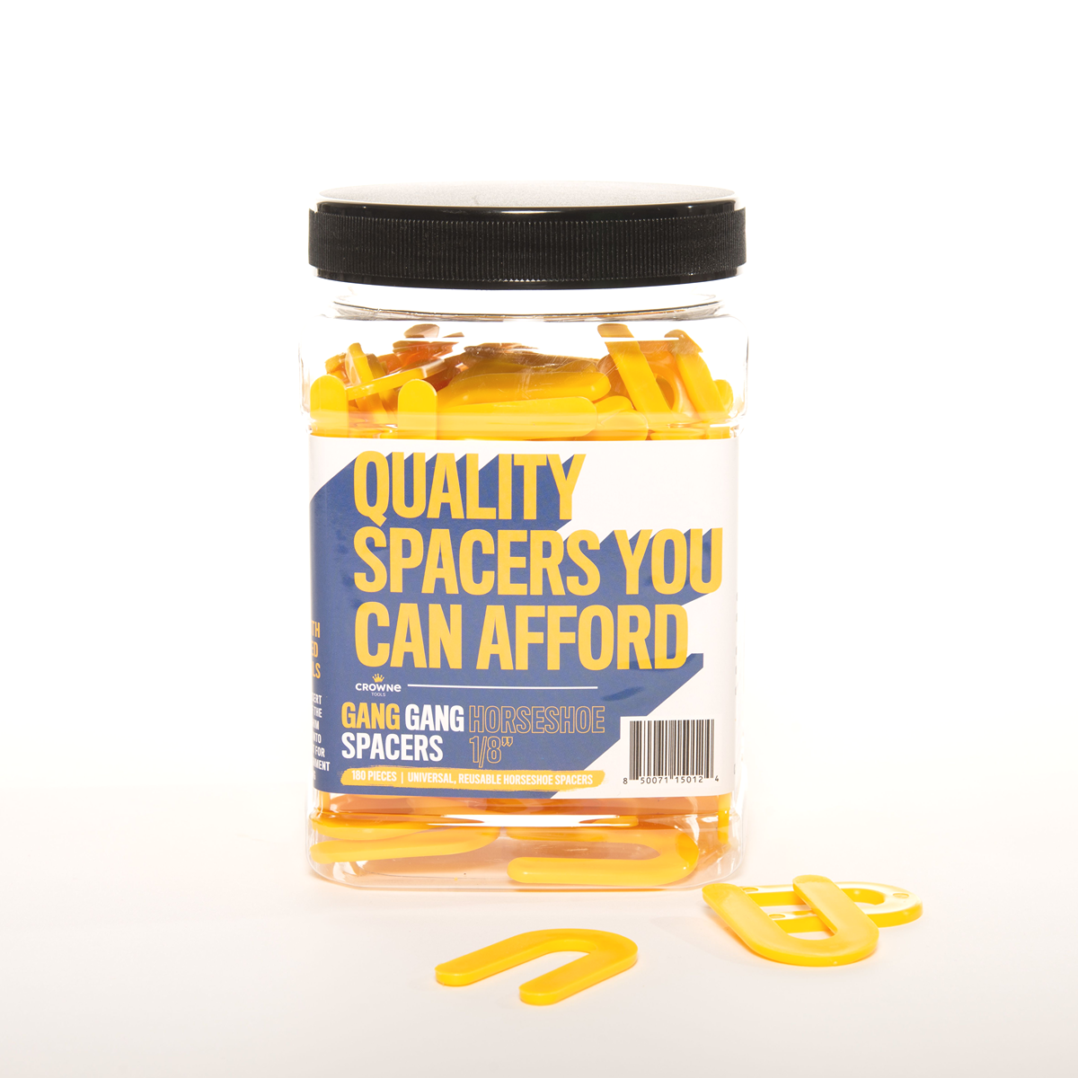 Horseshoe Spacers 1/8" (180 pcs)