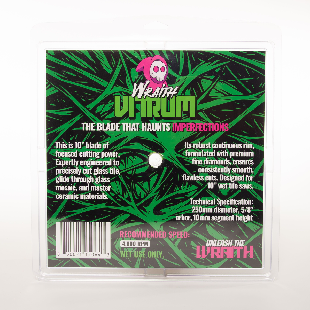 10" Wraith-VTROOM Glass/Ceramic blade