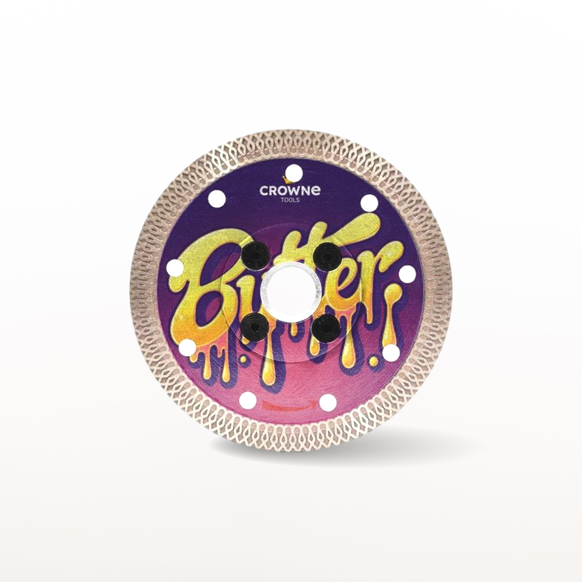 Crowne 4.5" Turbo Mesh Flush Mount "Butter" Grinder Blade (with Flange)