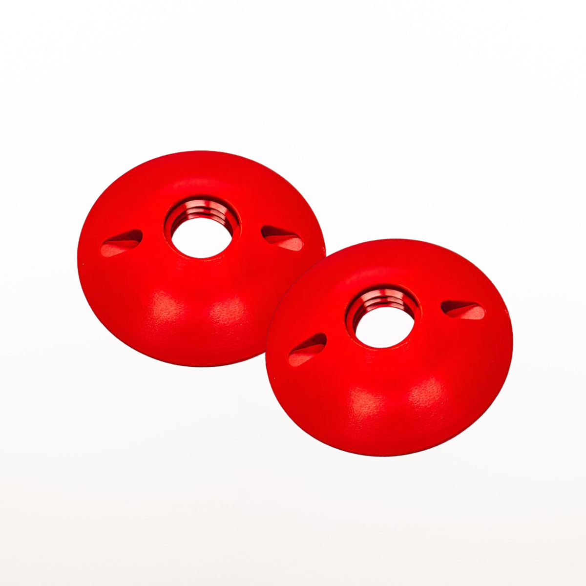 Plastic Grinder Nip Nut (2-Pack): Limited Edition Red