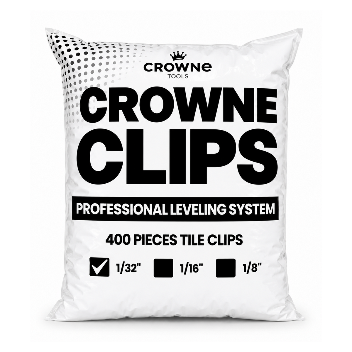 1/32" Crowne Leveling Clips (400 pcs)