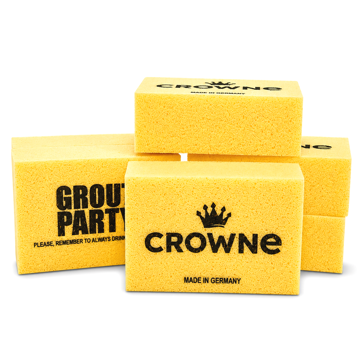 Crowne "Grout Party" Sponge 6-Pack