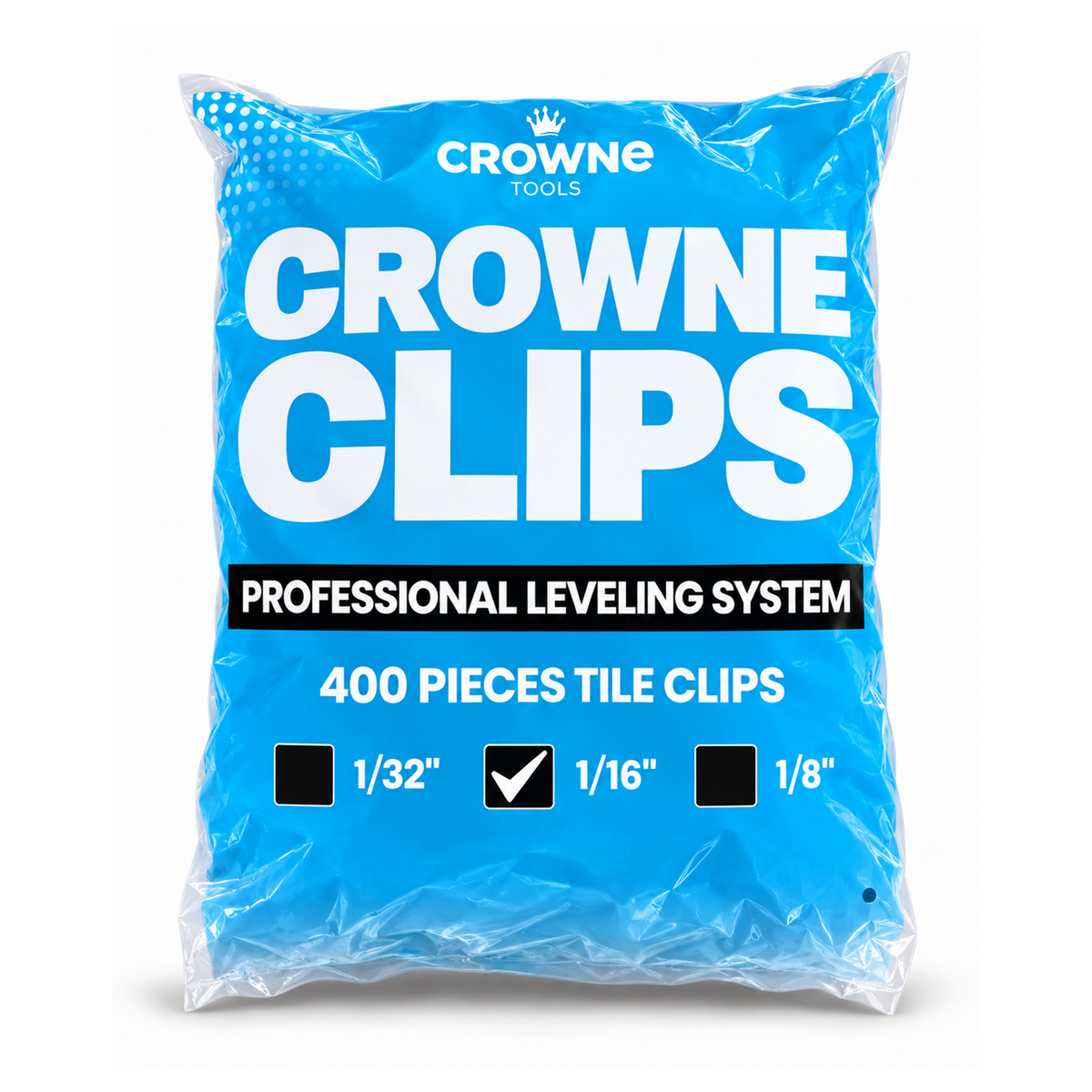 1/16" Crowne Leveling Clips (400 pcs)