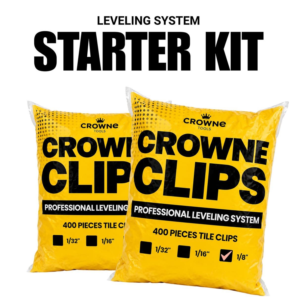 Leveling System Starter Pack (1/8")