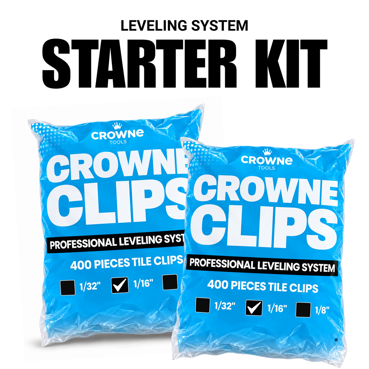 Leveling System Starter Pack (1/16")