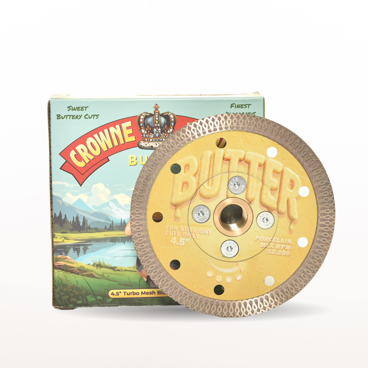 Premium 4.5" Butter Blade w/ Copper Flange